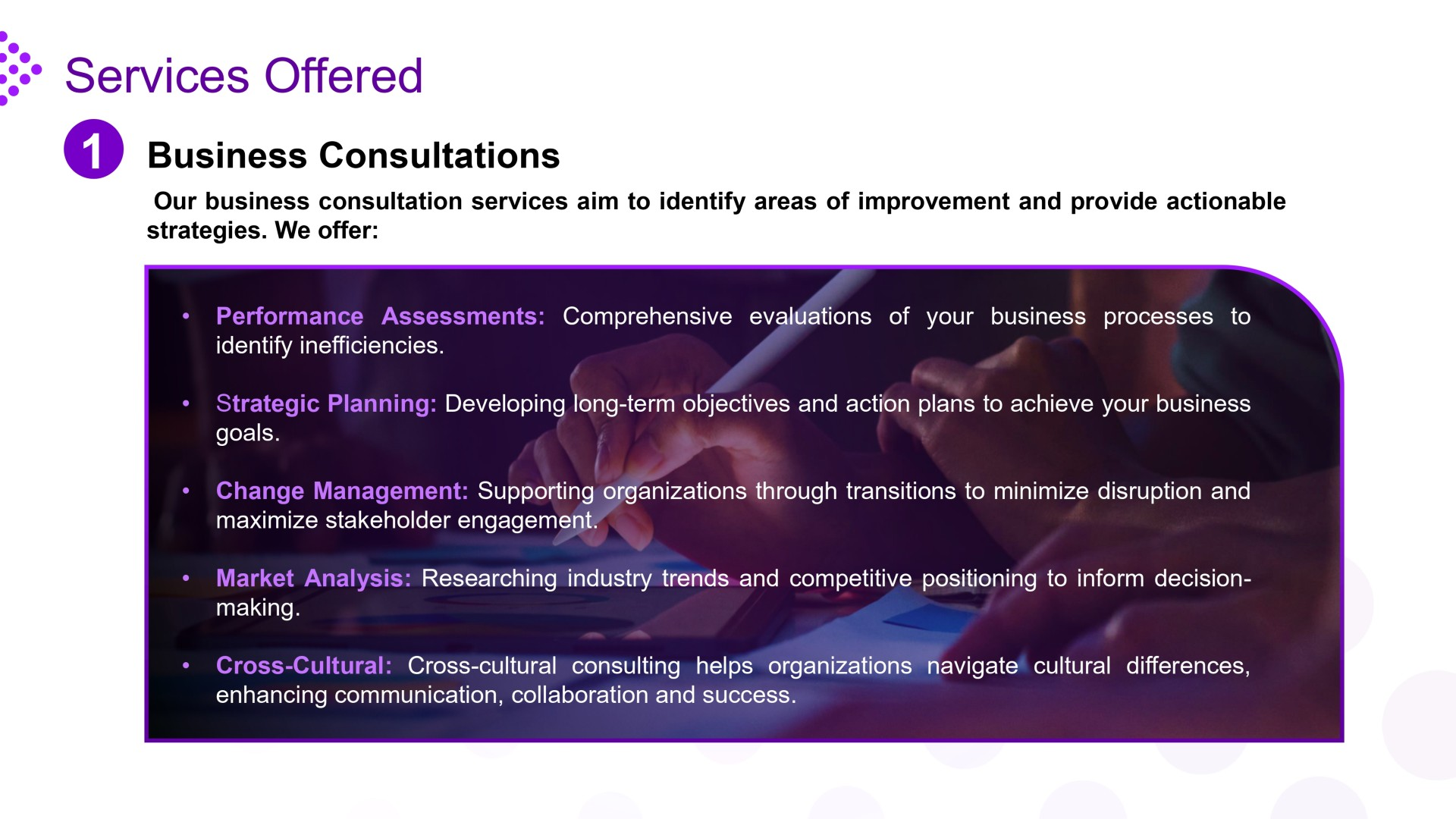 Business Consultation